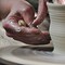 Penguin Pottery - Pre-Cut Suede Chamois for Smoothing Pot Rim - Super Soft - Small Size - Fits in your palm -Set of 5-